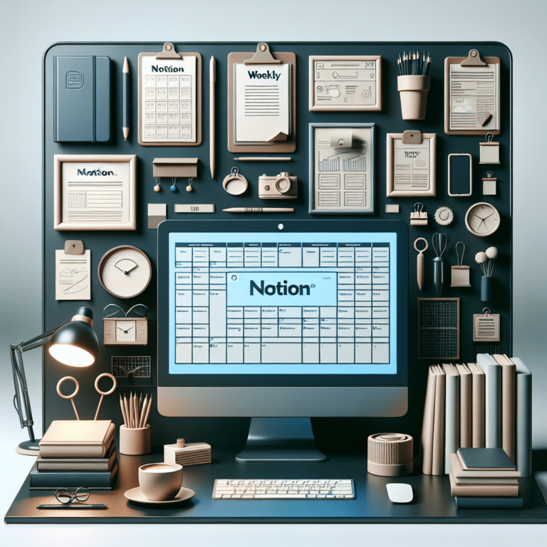 Transform Your Study with Notion Weekly Planner Templates