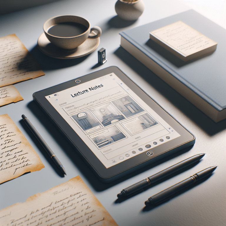 Simplify Your Learning: Organizing Lecture Notes Digitally